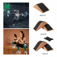 ราคา [Ehoyoxa] Cork Squat Wedge Block อุปกรณ์ความหนาแน่นสูงสําหรับพิลาทิสกีฬาในร่ม Balance Training Calf Raise (43407632459)