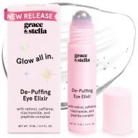 ราคา Grace & stella Under Eye Brightener Roller Airplane Travel Essentials Travel Size อุปกรณ์อาบน้ํา Retinol & Caffeine Eye Serum สําหรับอาการบวม Dark Circles ริ้วรอย Skincare (43879920497)