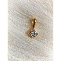 ราคา ทองจี้เพชรสังเคราะห์มินิทอง9kแท้ (22053405694)