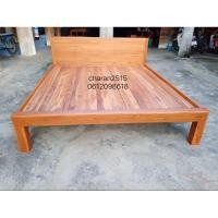 ราคา charan2515 เตียง5,6ฟุต ไม้สักทอง สวยงามทนทาน ใช้งานได้หลายสิบปี (6754292134)
