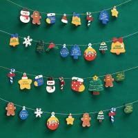 ราคา ป้าย+เชือกคริสต์มาส ป้ายซานต้า Merry Christmas ป้ายห้อยของขวัญ ป้ายตกแต่งเทศกาลคริสต์มาส (13697343774)