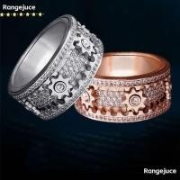 ราคา RANGEJUCE Geometric Handmade Ornate หมุน Cubic Zirconia (57658521314)