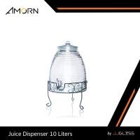 ราคา JJGLASS - (AMORN ) Juice Dispenser 10 Liters - โหลแก้ว แฮนด์เมด เนื้อใส ฝาแก้ว มีก๊อกพร้อมขาตั้ง (4839069497)
