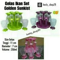 ราคา ชุดซันคิสท์สีทอง / แก้วสับปะรด / แก้วคริสตัล (51506640224)