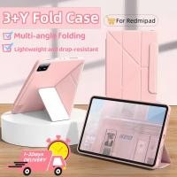 ราคา ใหม่! 3+Y-shaped เคส เคสแท็บเล็ต For Redmi Pad SE 8.7/11 Mi7/7Pro Mi6/6Pro Xiaomi Pad 6/Pad2 ปากกาแม่เหล็ก (27390485824)