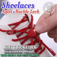 ราคา (DM) เชือกผูกรองเท้ายางยืดพร้อมตัวล็อคซิปและสายรัดสี Aglet MATCHING และจุก (52856134380)