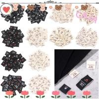 ราคา CAJA1 50 ชิ้นป้ายเสื้อผ้าถักขนสัตว์ DIY เย็บ|ป้ายติดเสื้อผ้า (54258844087)