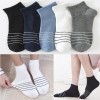ราคา (ส่งด่วนในไทย) ถุงเท้าลายทาง เส้น ลายขวาง สไตล์เกาหลีญี่ปุ่น สวมใส่สบายไม่อับชื้น cotton เนื้อผ้านิ่ม free size (22180747858)