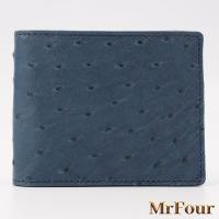 ราคา นายสี่ กระเป๋าสตางค์หนังนกกระจอกเทศสีน้ําเงินกรมท่า | กระเป๋าสตางค์หนังนกกระจอกเทศแนวนอน| หนัง3ปี | กระเป๋าสตางค์หนังนกกระจอกเทศ (56709668648)