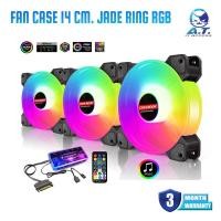 ราคา ชุดพัดลมเคส COOLMOON Jade Ring RGB Fan Case 14 CM. พร้อมกล่องคุม+รีโมท (17456751763)