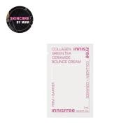 ราคา Innisfree Collagen Green Tea Ceramide Bounce Cream 1 ml [ ขนาดทดลอง ] (25642662398)