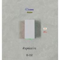 ราคา Chang iModern B-02 ฝาอุดช่องว่าง 1 ช่อง สีขาว (8093042108)