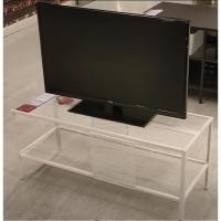ราคา [IKEAแท้100%] ชั้นวางทีวี/ชั้นวางของ BAGGEBO บักเกบู เหล็กสีขาว (26568341141)