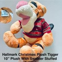 ราคา #ตุ๊กตา #เสือ #ทิกเกอร์ #ใส่เสื้อไหมพรม #Hallmark #Christmas #Plush #Tigger 10” Plush With #Sweater #Stuffed #Animal (25177777419)