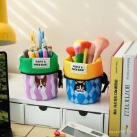 ราคา ที่ใส่ปากกาปัก Stand-Up กล่องดินสอ ins กระเป๋าดินสอแบบพับได้มูลค่าสูงกระเป๋าเก็บกระเป๋าเครื่องสําอางสาวน่ารัก KYXX (50209669291)