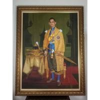 ราคา 613.ภาพวาดสีน้ำมันพระบรมสาทิสลักษณ์ ในหลวงรัชกาลที่ 9 พระบาทสมเด็จพระบรมชนกาธิเบศร มหาภูมิพลอดุลยเดชมหาราช บรมนาถบพิตร (46303205523)