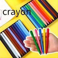 ราคา ดินสอสีน้ํามันพลาสติก ทรงสามเหลี่ยม 24 สี สําหรับเด็ก SG071 (23139123911)