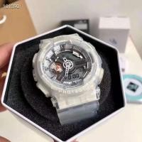 ราคา Casio Casio นาฬิกาผู้หญิง Glacier โปร่งใสกันน้ำกีฬาแฟชั่นอิเล็กทรอนิกส์ของผู้หญิงนาฬิกา BA-110CR-7A (3500675472)