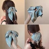 ราคา ผ้าพันคอซาตินภาพวาดสีน้ำมันสไตล์โบราณ สำหรับผูกผมและหางม้า พรีเมียมจากBJG4 (56302650491)