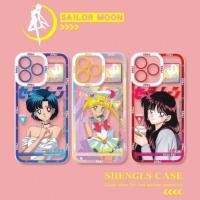 ราคา เคสโทรศัพท์มือถือแบบนิ่ม TPU ใส กันกระแทก ลายการ์ตูนเซเลอร์มูนน่ารัก สําหรับ Samsung Galaxy S20 S21 S22 S23 Plus Ultra (22075496643)
