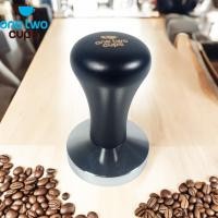 ราคา G033 One Two Cups Tamper Espresso Coffee Press Powder Stainless 58mm R58 Black Or-i (48555827388)