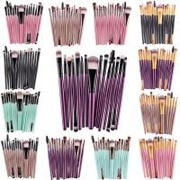 ราคา แปรงแต่งหน้า ขนแปรงนุ่ม ด้ามไม้ สำหรับมืออาชีพ 15 ชิ้น (3833217064)