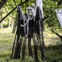 ราคา [พร้อมส่ง] หุ่นแขวนผีกระโหลก ฮาโลวีน Halloween หุ่นผีโครงกระดูก ตกแต่งปาร์ตี้ พรอพถ่ายรูป (28261044739)