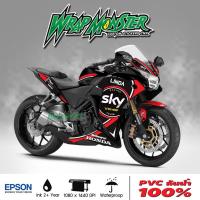 ราคา สติ๊กเกอร์แต่งลายรถCBR150R ปี 2010 - 2019 รอบคัน ลาย SKY (15249746079)