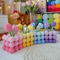 ราคา ทําเอง ขนสัตว์โครเชต์กระถางต้นไม้ดอกไม้ขนาดเล็กกระถางต้นไม้วัสดุแพคเกจทิวลิปเรขาคณิตบอลกระถางต้นไม้ขนาดเล็กตกแต่งมือถักทําเองวัสดุแพคเกจขนสัตว์โครเชต์โฮมเมดของข (43229972558)