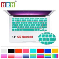 ราคา HRH Slim US Russian Keyboard Film protector for Macbook Air Pro Retina 13" 15" 17" Skin Cover for Mac book 13 15 Gel (46700889433)