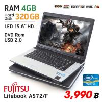 ราคา Fujitsu Lifebook A572/F โน๊ตบุคจอใหญ่ราคาประหยัด..Core i3 / Ram 4 / HDD 320 gb. / LED 15.6" (8436520872)