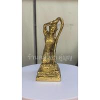 ราคา พระแม่ธรณีฐานเหลี่ยมเนื้อทองเหลืองขนาด3นิ้วสูง5.5นิ้ว (28112299658)