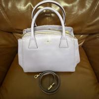 ราคา กระเป๋ามือสองแบรนด์แท้ kate spade หนังแท้ สีม่วงอ่อน (51456945282)