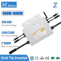ราคา ร้อนขาย PV อินพุตแรงดันไฟฟ้า 20 ~ 60V AC เอาต์พุต 110 V/230 V Auto 600 W/700 W/800 W/1000 W Micro Solar Grid Tie อินเวอร์เตอร์ WIFI Monitor (55259063096)