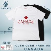 ราคา CANADA 47 SOUVENIR เสื้อยืด TAG OF THE NATIONAL CANADA 24s Combed Cotton เสื้อยืด SOUVENIR ของขวัญพรีเมี่ยม (49306802939)