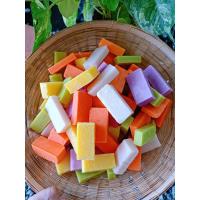 ราคา เศษสบู่ผลไม้รวม 500-1000g แถมถุงตีฟอง1ชิ้น (20918365824)