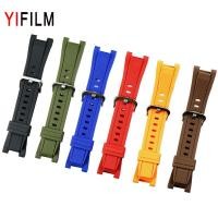 ราคา Yifilm สายนาฬิกาข้อมือซิลิโคนเรซิ่น อุปกรณ์เสริม สําหรับ CASIO G-SHOCK GST-W300 400G S120 GST-W120L W130L S100 S110 (23334527668)