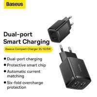 ราคา Baseus Charger Adaptor 5V 2A พอร์ต USB คู่ 10.5W Spedd Mini (50256431731)