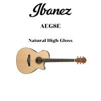 ราคา กีต้าร์โปร่งไฟฟ้า Ibanez AEG8E-NT (29058720641)