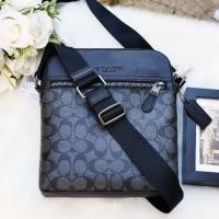 ราคา #กระเป๋าสะพายข้างชายสีเทาดำ #COACH #F54788 CHARLES FLIGHT BAG IN SIGNATURE (6800321037)