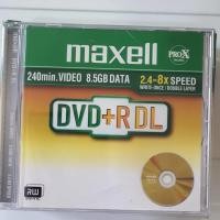 ราคา แผ่น DVD + RDL Maxell Double layer 8.5 Gb ของใหม่ แผ่นเปล่า ราคาต่อแผ่น (25906116031)