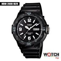 ราคา Casio Standard นาฬิกาข้อมือผู้ชาย สีดำ สายเรซิน รุ่น MRW-200H-1B2 (257226856)