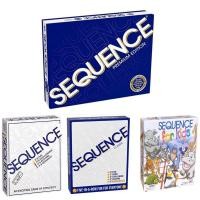 ราคา เวอร์ชันภาษาอังกฤษ SEQUENCE เกมลําดับเขาวงกตแฟนซี Gobang เกมกระดานการ์ด Party Leisure เกมหมากรุก (44859679263)
