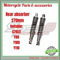 ราคา ด้านหลัง ABSORBER (CHROME) 270MM C70z2 เหมาะสําหรับ c70 z2 Y80 Y100 Y110 c50 โช้คอัพ belakang (54853541128)
