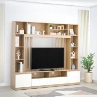 ราคา HomeHuk ชุดโฮมเอ็นเตอร์เทนเมนท์ รุ่นมินิโอ ขนาด 200 ซม. - สีธรรมชาติ/ขาว (40322446450)