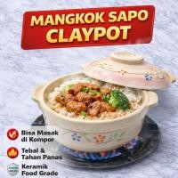 ราคา ชามหม้อดินเผาทนความร้อนแบบหนาพร้อมฝาเซรามิก | ชามข้าวหม้อ | ชามดินเผา (57107444618)