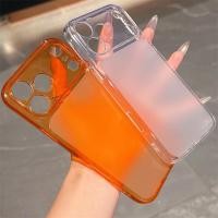 ราคา เคสโทรศัพท์เคลือบโปร่งใสเรียบง่าย iPhone14/15/16/17 Full Range Universal Soft Case (46959425824)