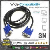 ราคา สาย VGA Male to VGA Male 3 เมตร คุณภาพดีที่สุดชุบเงิน (50306138692)