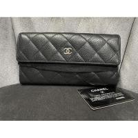 ราคา กระเป๋าสตางค์ Chanel สีดำ มือสอง ลดงดต่อค่า (8155804195)