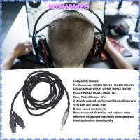 ราคา WISHAWEO สายหูฟัง, หูฟังทองแดงชุบเงินแบบยืดหยุ่นอัพเกรดสายไฟ, สายสัญญาณเสียงหูฟัง Plug and Play สําหรับ Sennheiser HD580 HD650 HD6XX ใช้ทุกวัน (53558791429)